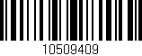 Código de barras (EAN, GTIN, SKU, ISBN): '10509409'