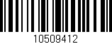 Código de barras (EAN, GTIN, SKU, ISBN): '10509412'