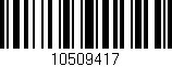 Código de barras (EAN, GTIN, SKU, ISBN): '10509417'