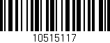 Código de barras (EAN, GTIN, SKU, ISBN): '10515117'