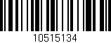Código de barras (EAN, GTIN, SKU, ISBN): '10515134'