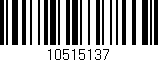 Código de barras (EAN, GTIN, SKU, ISBN): '10515137'