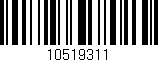 Código de barras (EAN, GTIN, SKU, ISBN): '10519311'