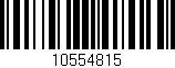 Código de barras (EAN, GTIN, SKU, ISBN): '10554815'