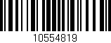 Código de barras (EAN, GTIN, SKU, ISBN): '10554819'