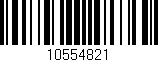 Código de barras (EAN, GTIN, SKU, ISBN): '10554821'