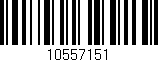 Código de barras (EAN, GTIN, SKU, ISBN): '10557151'