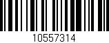 Código de barras (EAN, GTIN, SKU, ISBN): '10557314'