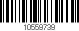 Código de barras (EAN, GTIN, SKU, ISBN): '10559739'