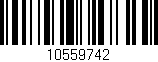 Código de barras (EAN, GTIN, SKU, ISBN): '10559742'