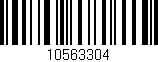 Código de barras (EAN, GTIN, SKU, ISBN): '10563304'