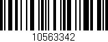 Código de barras (EAN, GTIN, SKU, ISBN): '10563342'