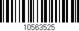 Código de barras (EAN, GTIN, SKU, ISBN): '10563525'