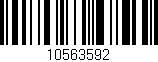 Código de barras (EAN, GTIN, SKU, ISBN): '10563592'