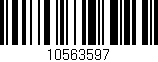 Código de barras (EAN, GTIN, SKU, ISBN): '10563597'