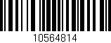 Código de barras (EAN, GTIN, SKU, ISBN): '10564814'