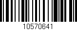 Código de barras (EAN, GTIN, SKU, ISBN): '10570641'