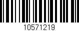 Código de barras (EAN, GTIN, SKU, ISBN): '10571219'