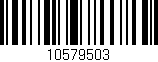Código de barras (EAN, GTIN, SKU, ISBN): '10579503'