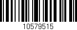 Código de barras (EAN, GTIN, SKU, ISBN): '10579515'