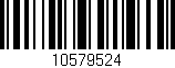 Código de barras (EAN, GTIN, SKU, ISBN): '10579524'
