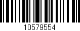 Código de barras (EAN, GTIN, SKU, ISBN): '10579554'