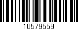 Código de barras (EAN, GTIN, SKU, ISBN): '10579559'