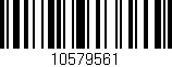 Código de barras (EAN, GTIN, SKU, ISBN): '10579561'