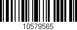 Código de barras (EAN, GTIN, SKU, ISBN): '10579565'