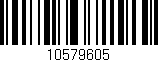 Código de barras (EAN, GTIN, SKU, ISBN): '10579605'