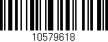 Código de barras (EAN, GTIN, SKU, ISBN): '10579618'
