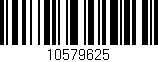 Código de barras (EAN, GTIN, SKU, ISBN): '10579625'