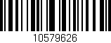 Código de barras (EAN, GTIN, SKU, ISBN): '10579626'