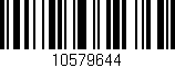 Código de barras (EAN, GTIN, SKU, ISBN): '10579644'