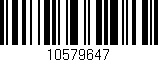 Código de barras (EAN, GTIN, SKU, ISBN): '10579647'