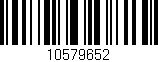 Código de barras (EAN, GTIN, SKU, ISBN): '10579652'