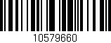 Código de barras (EAN, GTIN, SKU, ISBN): '10579660'