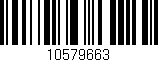 Código de barras (EAN, GTIN, SKU, ISBN): '10579663'