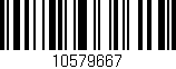 Código de barras (EAN, GTIN, SKU, ISBN): '10579667'