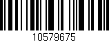 Código de barras (EAN, GTIN, SKU, ISBN): '10579675'
