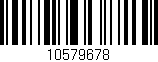 Código de barras (EAN, GTIN, SKU, ISBN): '10579678'