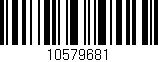 Código de barras (EAN, GTIN, SKU, ISBN): '10579681'