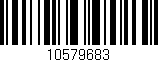 Código de barras (EAN, GTIN, SKU, ISBN): '10579683'