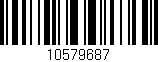 Código de barras (EAN, GTIN, SKU, ISBN): '10579687'