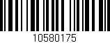 Código de barras (EAN, GTIN, SKU, ISBN): '10580175'