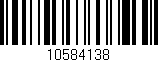 Código de barras (EAN, GTIN, SKU, ISBN): '10584138'