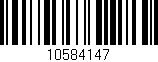 Código de barras (EAN, GTIN, SKU, ISBN): '10584147'