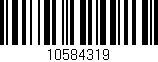 Código de barras (EAN, GTIN, SKU, ISBN): '10584319'