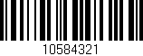 Código de barras (EAN, GTIN, SKU, ISBN): '10584321'