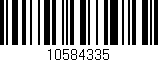 Código de barras (EAN, GTIN, SKU, ISBN): '10584335'